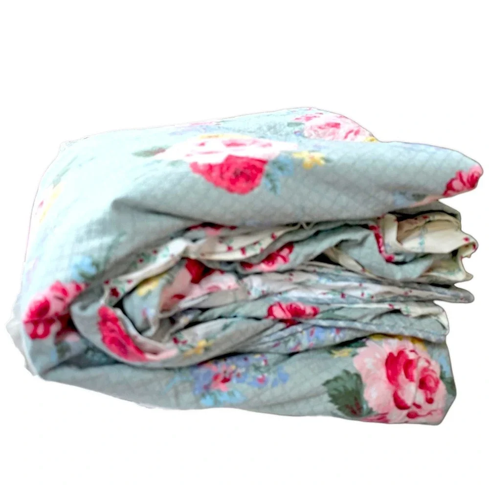 💐 RARE KING Ralph Lauren Cottage‎ Lane Duvet Cover – Reversible Floral